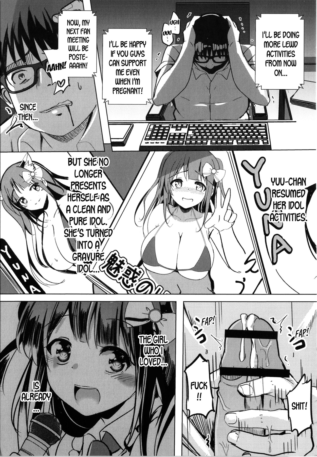 Hentai Manga Comic-Even if You Turn Into a Perverted Idol...-Read-14